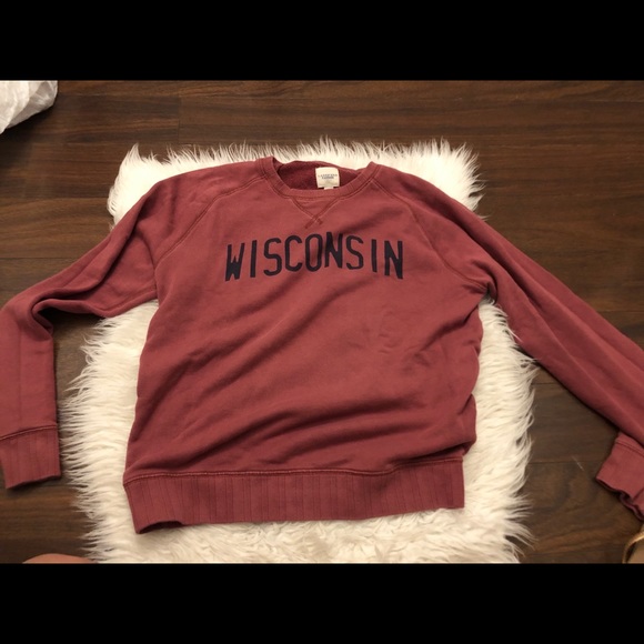 lands end crew neck sweatshirt